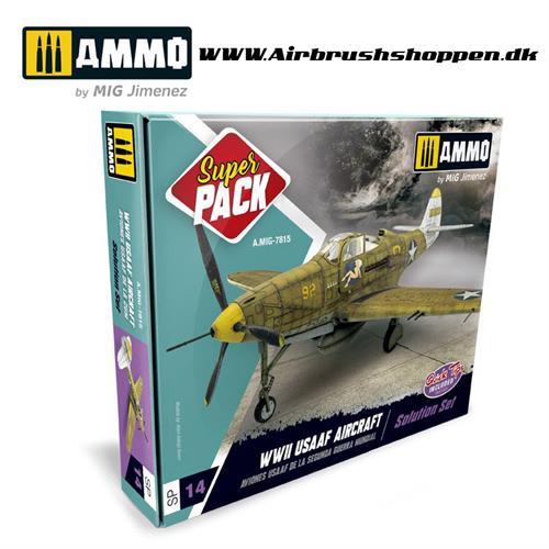AMIG 7815  WWII USAAF Aircraft - SUPER PACK solution set